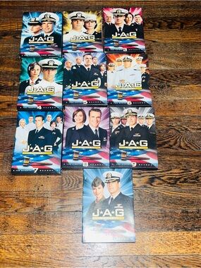 JAG TV Series DVD Complete Seasons Set - Navy & Red Covers